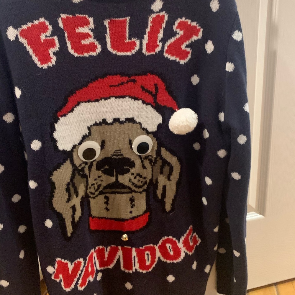 Felix Navidog Ugly Xmas Sweater!